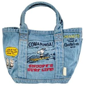 PEANUTS DENIM CANVAS PURSE